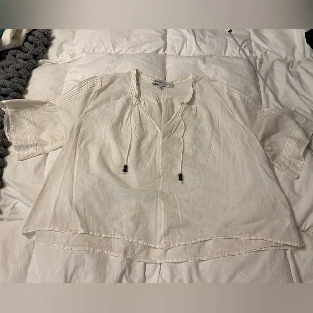 Madewell x Warm Pintuck Women's Top - Size L - Picture 4 of 12